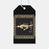 1920's Flapper Girl Thunder_Cove Cadeaulabel (Achterkant)