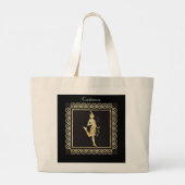 1920's Flapper Girl Thunder_Cove Canvas tas (Achterkant)