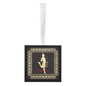 1920's Flapper Girl Thunder_Cove Kubus Ornament (Rechts)