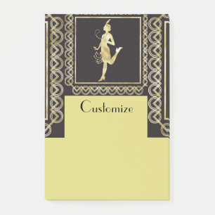 1920's Flapper Girl Thunder_Cove Post-it® Notes