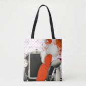  1920's Flapper Girl Tote Bag (Voorkant)