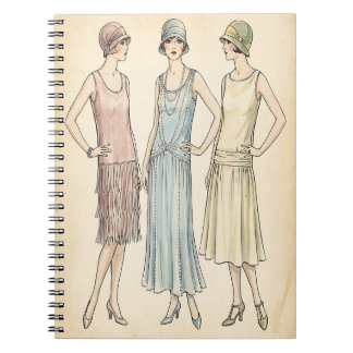 1920s Flapper Mode Journaal — Art Deco Cover Notitieboek