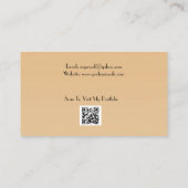 1920s Fotograaf - Retro Elegance 📸🎩 Visitekaartje (Achterkant)