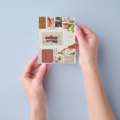 1920s Franse Mode Bord Kalender Flyer (Hand)