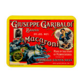 1920s Giuseppe Garibaldi macaroni Magneet (Horizontaal)