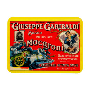 1920s Giuseppe Garibaldi macaroni Magneet
