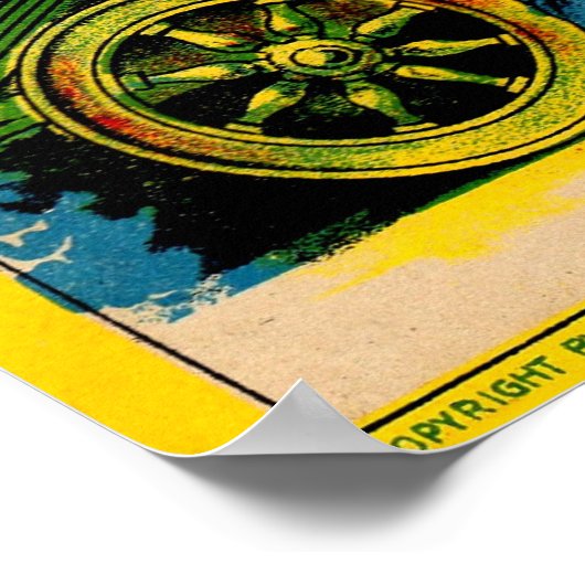 1920s Giuseppe Garibaldi macaroni Poster (Hoek)