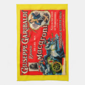 1920s Giuseppe Garibaldi macaroni Theedoek (Verticaal)