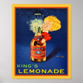 1920's King's Lemonade Poster (Voorkant)