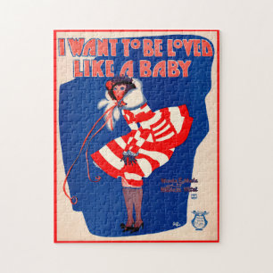 1920s-liedje wil ik als een Baby worden geliefd Legpuzzel