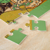 1920s mooie moeder en baby legpuzzel (Zijkant)