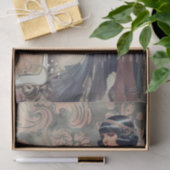 1920's Parfum Flapper Meisje Art Deco Tissuepapier (Geschenk)