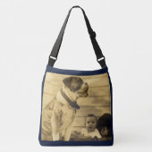 1920s pitbullbewakers baby crossbody tas (Voorkant)