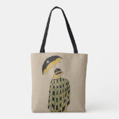 1920s Regen of Shine Mode Borden Tote Bag (Achterkant)