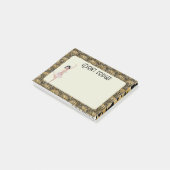 1920's stijl notitieblok twintigers flapper retro  post-it® notes (Schuin)