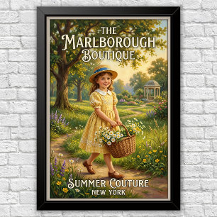 1920s Vintage Kinder Mode Reclame  Poster