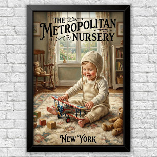 1920s Vintage Kinder Mode Reclame  Poster