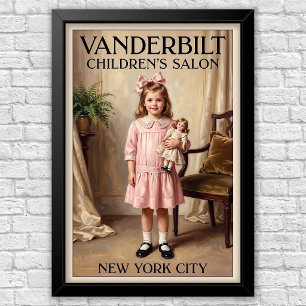 1920s Vintage Kinder Mode Reclame  Poster