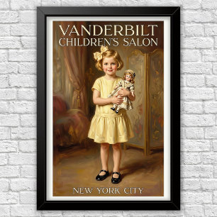 1920s Vintage Kinder Mode Reclame  Poster