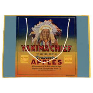 1920s Yakima Chief Evaporated Apples label print Groot Cadeauzakje