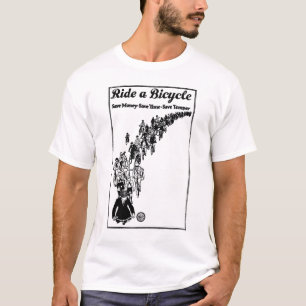 1921 Illustratie fiets T-shirt