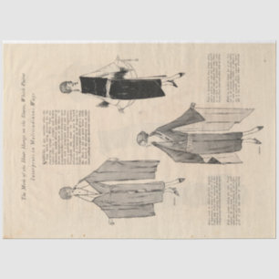 1921 NYC-Mode Ontwerpartikel Tissuepapier