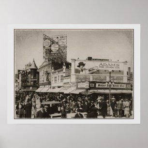 1922 Atlantic City Boardwalk Foto Poster
