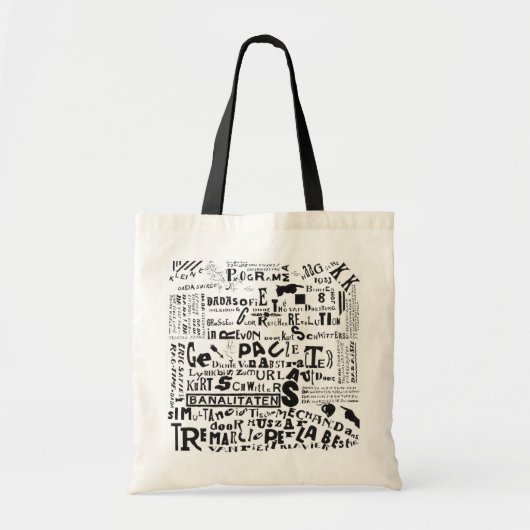 1922 DADA ART AVANT GARDE POSTER TOTE BAG (Voorkant)