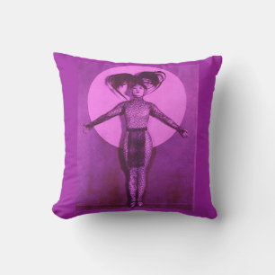 1922 filmster met oddball get-up - lavender kussen