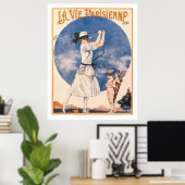 1922 la Parisienne Golf Print (Thuiskantoor)