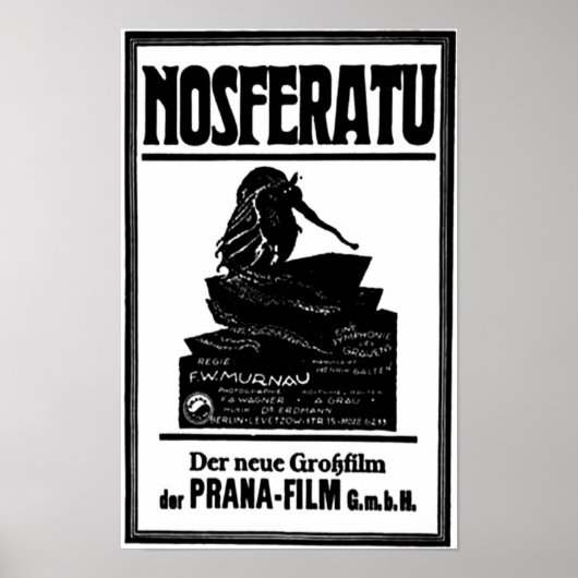 1922 Nosferatu Poster (Voorkant)