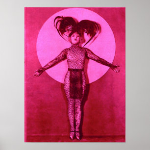 1922 oddball film star get-up - roze poster