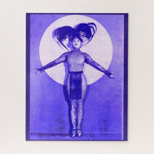 1922 oddball filmster opstaan - blauw legpuzzel