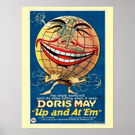 1922 - Omhoog en bij 'Em Poster (Voorkant)