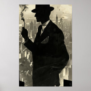 1922 Rijke Man Auto Poster