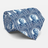 1922 Teddy Roosevelt Stamp Stropdas (Opgerold)