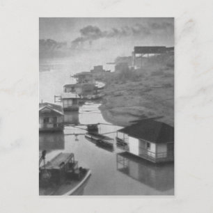 1922 zwarte en witte fornuizen briefkaart