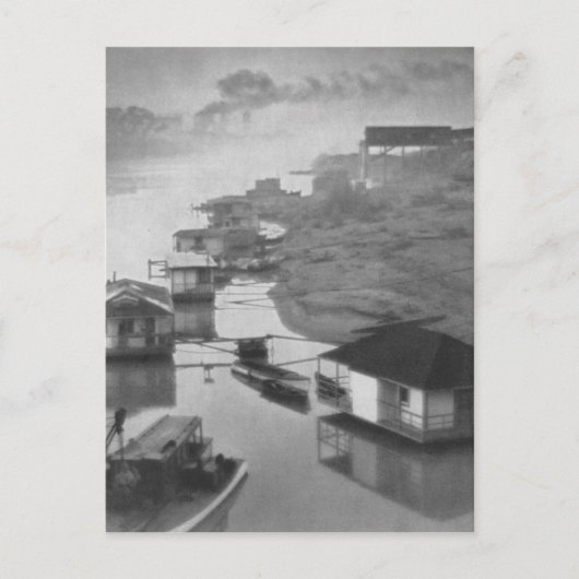 1922  zwarte en witte fornuizen briefkaart (Voorkant)