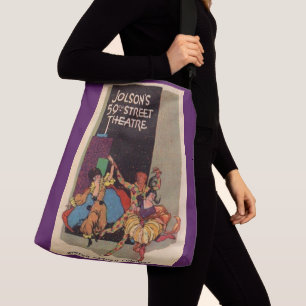 1923 Afdruk theaterafdruk Al Jolson Crossbody Tas