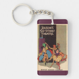 1923 Al Jolson's theaterbedekking Sleutelhanger
