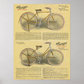 1923 Jongens Ranger Bicycle en Art Poster (Voorkant)