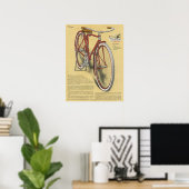 1923  Pathfinder-fiets en kunstartikel-Poster Poster (Thuiskantoor)