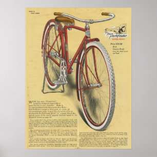 1923  Pathfinder-fiets en kunstartikel-Poster Poster