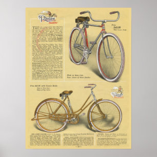 1923  Ranger Roadster-fietser en kunstartikel Post Poster