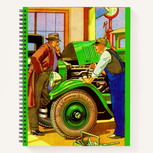1924 Kelly Springfield ballonbanden Notitieboek (Voorkant)