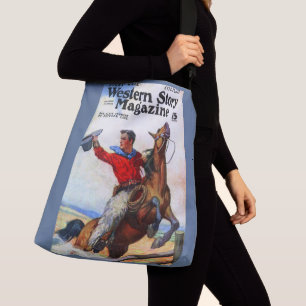 1924 Western Verhaal magazijn in 1924 Crossbody Tas