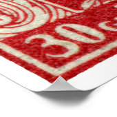 1925 30gr Poolse Airmail Stamp Poster (Hoek)