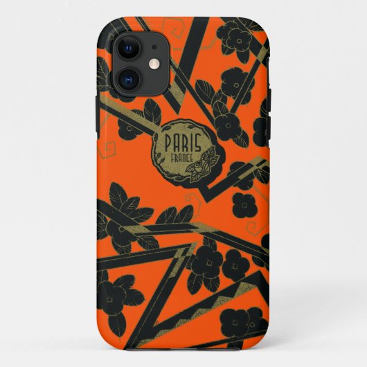 1925 Art Deco Paris Frankrijk parfum Case-Mate iPhone Case (Achterkant)