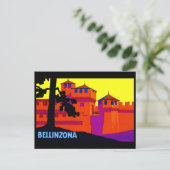 1925 Bellinzona Zwitserland Briefkaart (Staand voorkant)