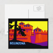 1925 Bellinzona Zwitserland Briefkaart (Voorkant / Achterkant)